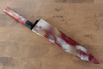 Sakai Takayuki Rinka Silver Steel No.3 Mirrored Finish Mioroshi Deba  270mm Lacquered Handle with Sheath - Japannywholesale