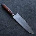 Seisuke VG1 Hammered Gyuto  180mm Mahogany Handle - Japannywholesale