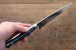 Sakai Takayuki Grand Chef Grand Chef Swedish Steel-stn Petty-Utility  150mm Black Micarta Handle - Japannywholesale