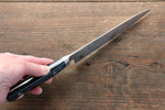 Sakai Takayuki Grand Chef Grand Chef Swedish Steel-stn Petty-Utility  150mm Black Micarta Handle - Japannywholesale