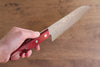 Nao Yamamoto VG10 Damascus Santoku  170mm Red Pakka wood Handle - Japannywholesale