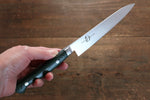 Sakai Takayuki Grand Chef Grand Chef Swedish Steel-stn Petty-Utility  150mm Green Micarta Handle - Japannywholesale