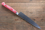 Sakai Takayuki Grand Chef Grand Chef Swedish Steel-stn Petty-Utility  150mm Red Micarta Handle - Japannywholesale