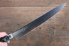 Sakai Takayuki Grand Chef Grand Chef Swedish Steel-stn Sujihiki  240mm Green Micarta Handle - Japannywholesale