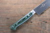 Sakai Takayuki Grand Chef Grand Chef Swedish Steel-stn Sujihiki  240mm Green Micarta Handle - Japannywholesale