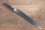 Sakai Takayuki Grand Chef Grand Chef Swedish Steel-stn Sujihiki  240mm Black Micarta Handle - Japannywholesale