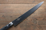 Sakai Takayuki Grand Chef Grand Chef Swedish Steel-stn Sujihiki  240mm Black Micarta Handle - Japannywholesale