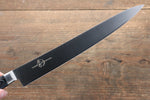 Sakai Takayuki Grand Chef Grand Chef Swedish Steel-stn Sujihiki  240mm Black Micarta Handle - Japannywholesale