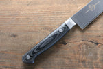 Sakai Takayuki Grand Chef Grand Chef Swedish Steel-stn Sujihiki  240mm Black Micarta Handle - Japannywholesale