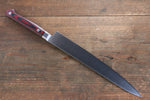 Sakai Takayuki Grand Chef Grand Chef Swedish Steel-stn Sujihiki  240mm Brown Micarta Handle - Japannywholesale