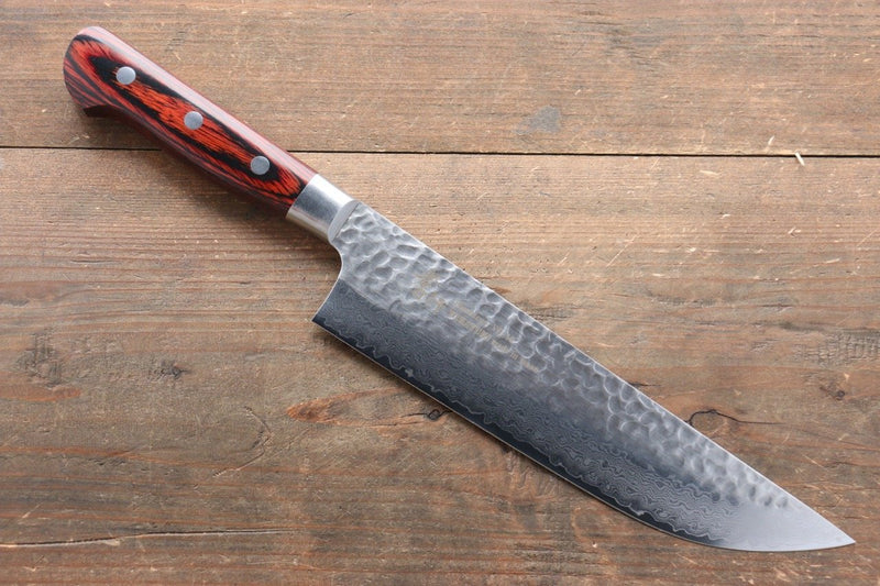 Sakai Takayuki VG10 33 Layer Damascus Butcher  210mm Mahogany Pakka wood Handle - Japannywholesale