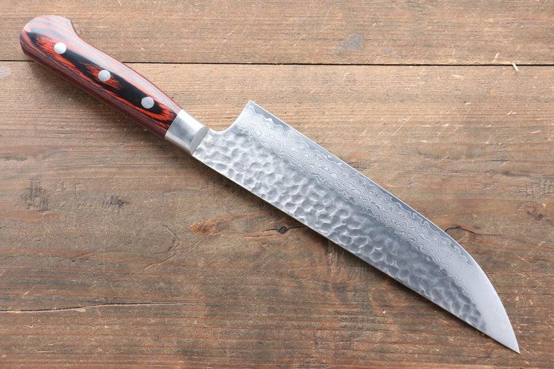 Sakai Takayuki VG10 33 Layer Damascus Butcher  210mm Mahogany Pakka wood Handle - Japannywholesale