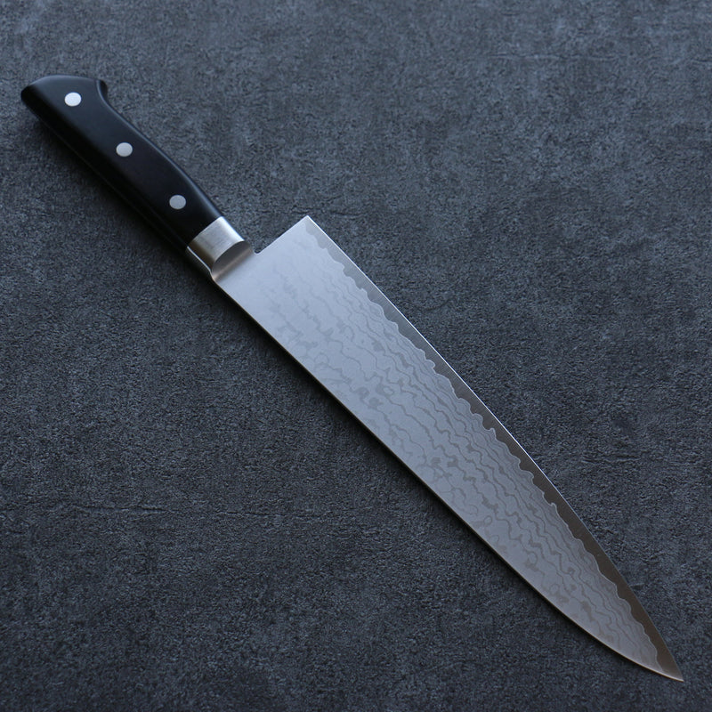 Seisuke VG10 Damascus Gyuto  240mm Black Pakka wood Handle - Japannywholesale