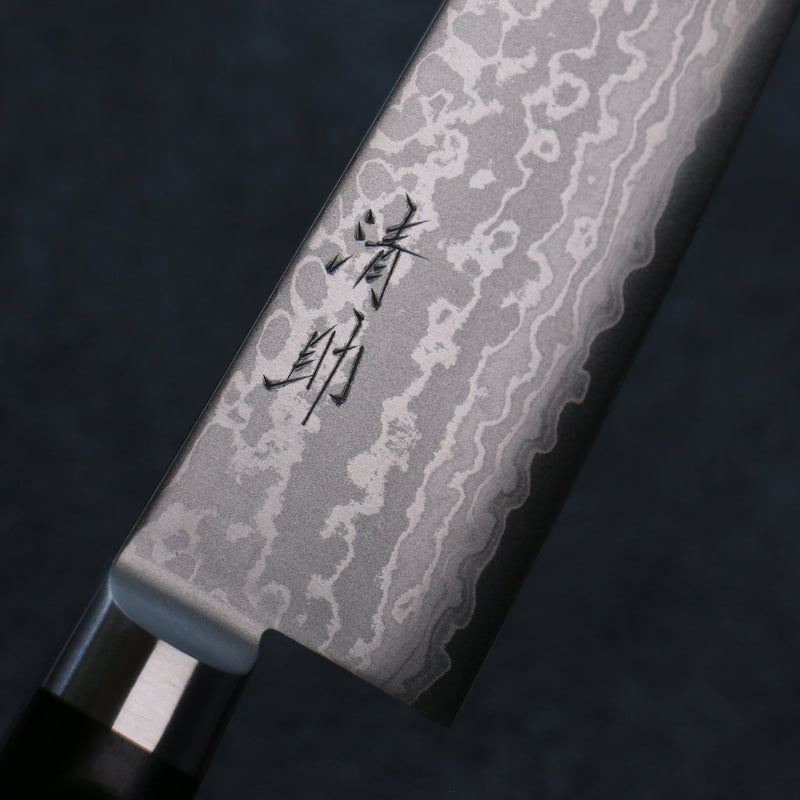 Seisuke VG10 Damascus Gyuto  240mm Black Pakka wood Handle - Japannywholesale