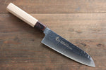 Sakai Takayuki VG10 33 Layer Damascus Santoku  170mm Keyaki (Japanese Elm) Handle - Japannywholesale