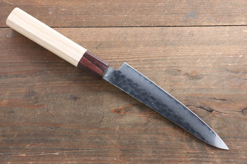 Sakai Takayuki VG10 33 Layer Damascus Petty-Utility  150mm Keyaki (Japanese Elm) Handle - Japannywholesale