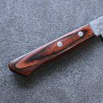 Seisuke VG1 Hammered Santoku  165mm Mahogany Handle - Japannywholesale