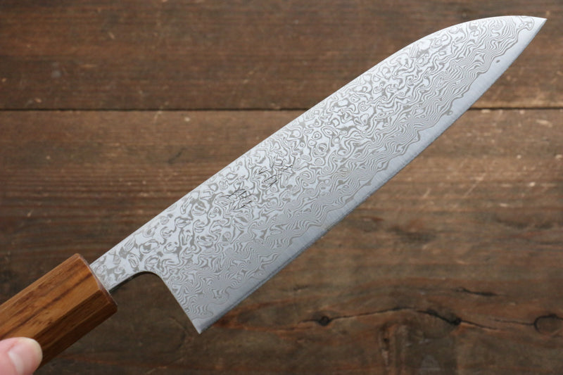 Seisuke SLD 49 Layer Damascus Santoku  165mm - Japannywholesale