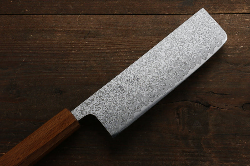 Seisuke SLD 49 Layer Damascus Nakiri  165mm - Japannywholesale