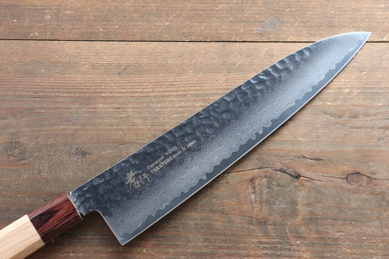 Sakai Takayuki VG10 33 Layer Damascus Gyuto  240mm Keyaki (Japanese Elm) Handle - Japannywholesale