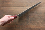 Yoshimi Kato SG2 Damascus Gyuto  270mm with Red Honduras Handle - Japannywholesale