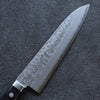 Seisuke VG10 Damascus Gyuto  180mm Black Pakka wood Handle - Japannywholesale