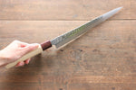 Sakai Takayuki VG10 33 Layer Damascus Sujihiki  240mm Keyaki (Japanese Elm) Handle - Japannywholesale