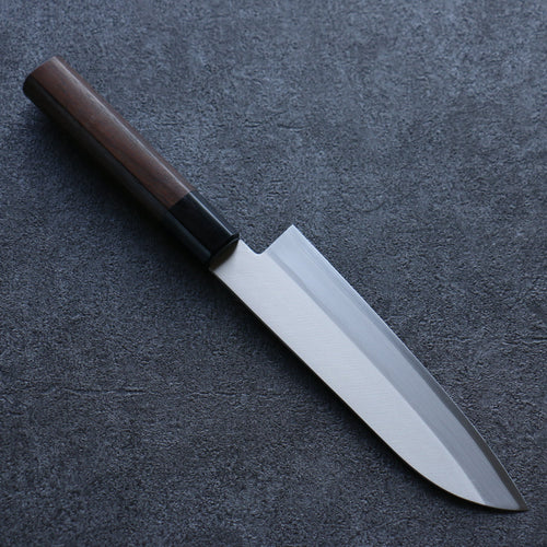 Seisuke Blue Super Kasumitogi Santoku  165mm Shitan Handle - Japannywholesale