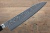 Yoshimi Kato VG10 Damascus Gyuto  210mm with Black Pakka wood Handle with Saya - Japannywholesale