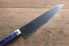 Seisuke Seiten Molybdenum Gyuto  210mm Blue Pakka wood Handle with Sheath - Japannywholesale