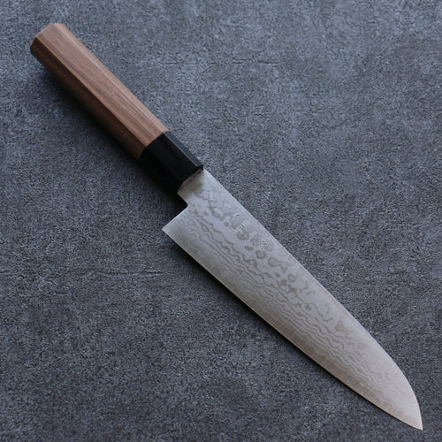 Seisuke VG10 Damascus Gyuto  180mm Walnut Handle - Japannywholesale