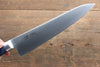 Seisuke Seiten Molybdenum Gyuto  210mm Blue Pakka wood Handle with Sheath - Japannywholesale