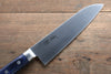 Seisuke Seiten Molybdenum Santoku  180mm Blue Pakka wood Handle with Sheath - Japannywholesale