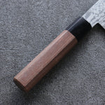 Seisuke VG10 Damascus Santoku  165mm Walnut Handle - Japannywholesale