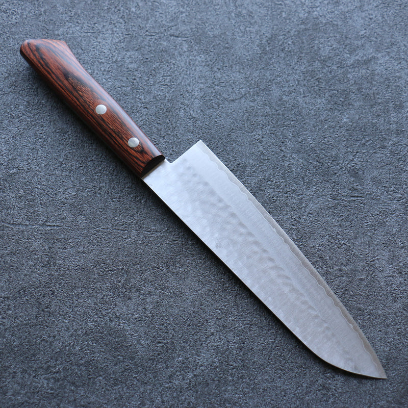 Seisuke VG1 Hammered Gyuto  180mm Mahogany Handle - Japannywholesale