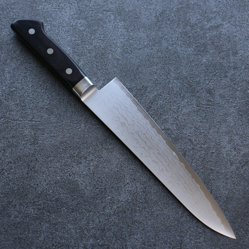 Seisuke VG10 Damascus Gyuto  210mm Black Pakka wood Handle - Japannywholesale