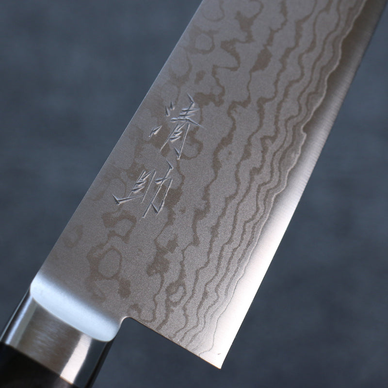 Seisuke VG10 Damascus Gyuto  210mm Black Pakka wood Handle - Japannywholesale