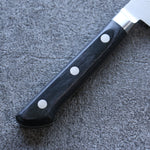 Seisuke VG10 Damascus Petty-Utility  80mm Black Pakka wood Handle - Japannywholesale