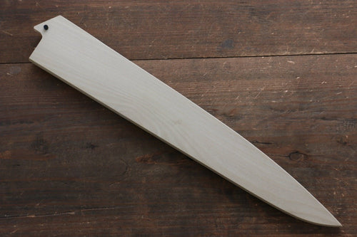 Magnolia Saya Sheath for Sujihiki Knife with Plywood Pin - 300mm - Japannywholesale