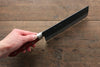 Seisuke Kurobeni Blue Super Hammered Kurouchi Nakiri  165mm Red Pakka wood Handle - Japannywholesale