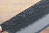 Seisuke Kokubyaku Blue Super Hammered Nakiri  165mm Morado Handle - Japannywholesale