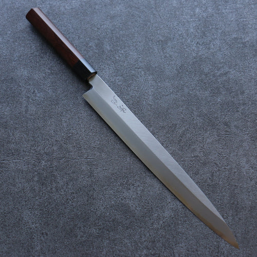 Seisuke Blue Steel Kasumitogi Yanagiba  300mm Rosewood Handle - Japannywholesale