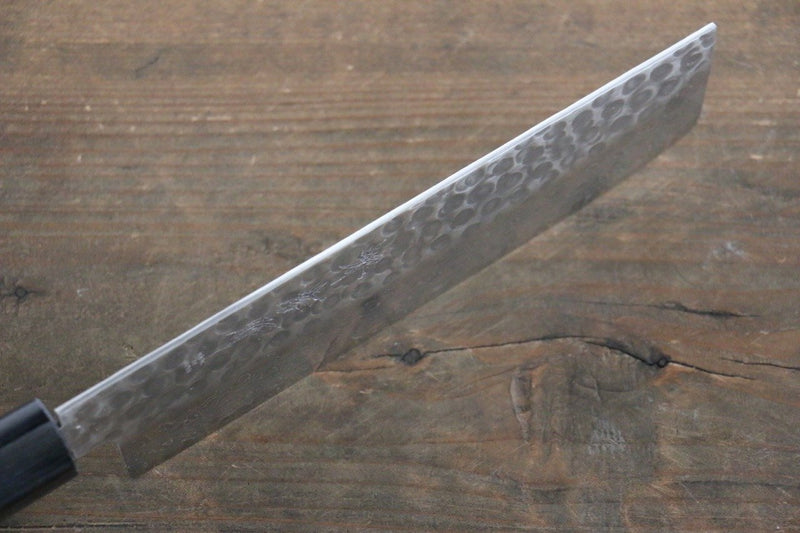 Sakai Takayuki AUS10 45 Layer Damascus Nakiri  160mm Shitan Handle - Japannywholesale