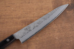 Seisuke Budou Silver Steel No.3 Nashiji Petty-Utility  135mm Purple Pakka wood Handle - Japannywholesale