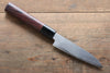 Takayuki Iwai Blue Steel No.2 Damascus Petty-Utility  110mm Shitan Handle - Japannywholesale