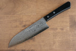 Nao Yamamoto VG10 Damascus Santoku  170mm Black Pakka wood Handle - Japannywholesale