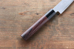 Takayuki Iwai Blue Steel No.2 Damascus Petty-Utility  110mm Shitan Handle - Japannywholesale