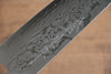 Nao Yamamoto VG10 Damascus Santoku  170mm Black Pakka wood Handle - Japannywholesale