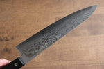 Nao Yamamoto VG10 Damascus Gyuto  210mm Black Pakka wood Handle - Japannywholesale