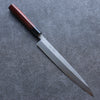 Seisuke White Steel Kasumitogi Yanagiba  240mm Rosewood Handle - Japannywholesale